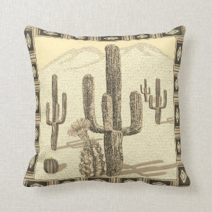 zuidwestelijke cactus kussen