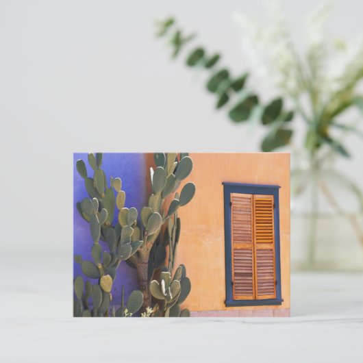 Zuidwestelijke Cactus (Opuntia dejecta) en Briefkaart (Staand voorkant)