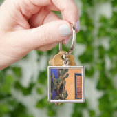 Zuidwestelijke Cactus (Opuntia dejecta) en Sleutelhanger (Hand)