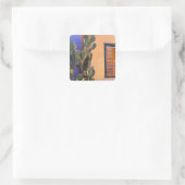 Zuidwestelijke Cactus (Opuntia dejecta) en Vierkante Sticker (Tas)