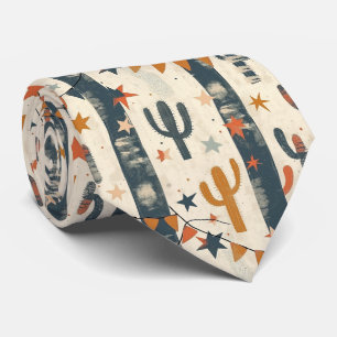 Zuidwestelijke Cactus Stropdas - Rustieke Desert P
