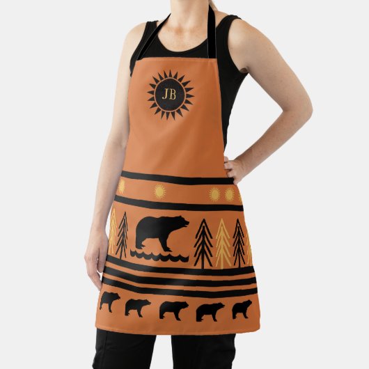 Zuidwestelijke Canyon Clay Navajo Zwart Beer Schor Schort (Insitu)