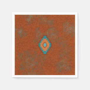 Zuidwestelijke Canyons Diamantpatroon Servet