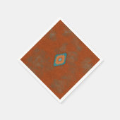 Zuidwestelijke Canyons Diamantpatroon Servet (Hoek)