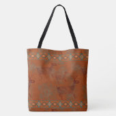 Zuidwestelijke Canyons Elk Petroglyph Tote Bag (Achterkant)