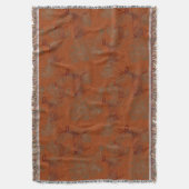 Zuidwestelijke Canyons Herten Petroglyphs Deken (Voorkant Verticaal)