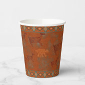 Zuidwestelijke Canyons Petroglyphs Ontwerp Papieren Bekers (Links)