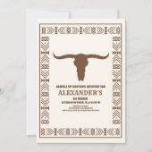 Zuidwestelijke Country Ranch Western 1e Verjaardag Kaart (Voorkant)