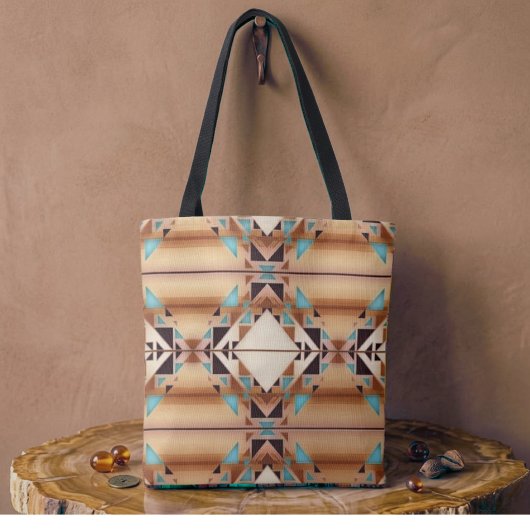 Zuidwestelijke diamanten tote bag