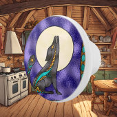 Zuidwestelijke Faux Glas in lood keramische knop