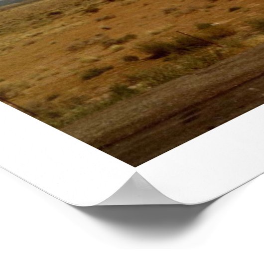 Zuidwestelijke Gaspomp 1980 foto Poster (Hoek)