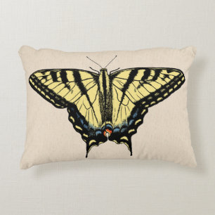 Zuidwestelijke Gele Swallowtail Vlinder Accent Kussen