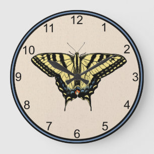 Zuidwestelijke Gele Swallowtail Vlinder Grote Klok