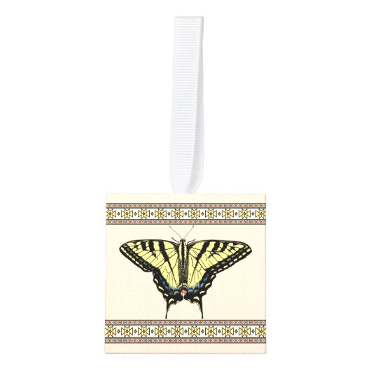 Zuidwestelijke gele zandstaartvlinder decoratie (Voorkant)