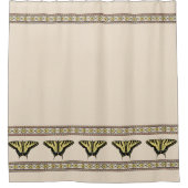 Zuidwestelijke gele zandstaartvlinder douchegordijn (Voorkant)