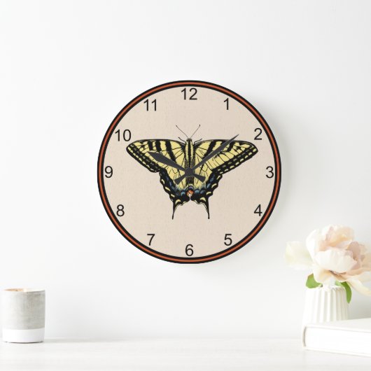 Zuidwestelijke gele zandstaartvlinder grote klok (Huis)