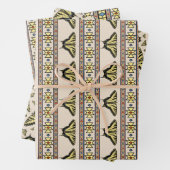 Zuidwestelijke gele zandstaartvlinder inpakpapier vel (In situ)