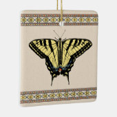 Zuidwestelijke gele zandstaartvlinder keramisch ornament (Rechts)