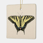 Zuidwestelijke gele zandstaartvlinder keramisch ornament (Links)