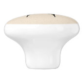 Zuidwestelijke gele zandstaartvlinder keramische knop (Zijkant)