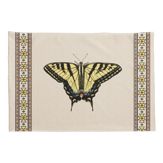 Zuidwestelijke gele zandstaartvlinder kussensloop (Achterkant-Rechts)