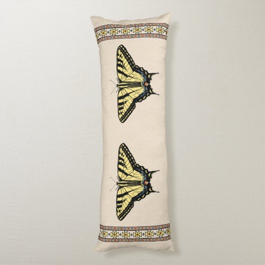 Zuidwestelijke gele zandstaartvlinder lichaamskussen (Achterkant (Verticaal))