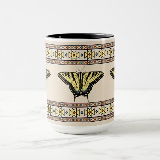 Zuidwestelijke gele zandstaartvlinder mok (Midden)