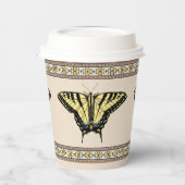 Zuidwestelijke gele zandstaartvlinder papieren bekers (Links)