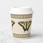 Zuidwestelijke gele zandstaartvlinder papieren bekers (Achterkant)