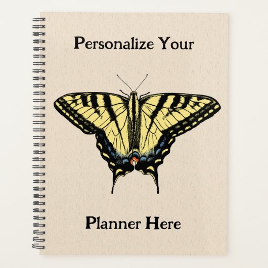 Zuidwestelijke gele zandstaartvlinder planner (Voorkant)