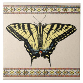 Zuidwestelijke gele zandstaartvlinder tegeltje