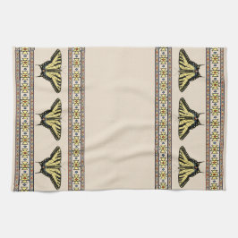 Zuidwestelijke gele zandstaartvlinder theedoek