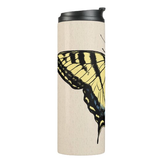 Zuidwestelijke gele zandstaartvlinder thermosbeker (Gedraaid links)