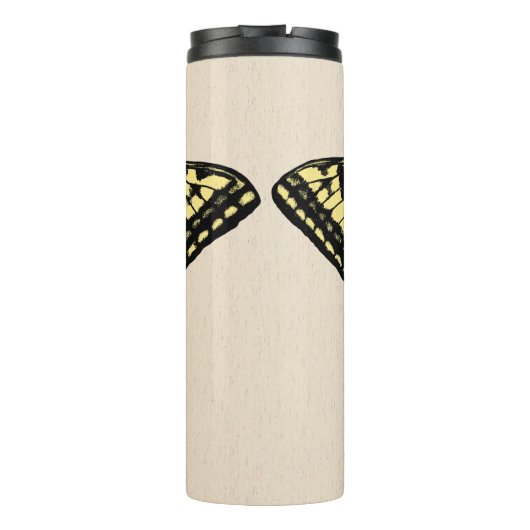 Zuidwestelijke gele zandstaartvlinder thermosbeker (Achterkant)