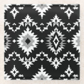 Zuidwestelijke geluiden glazen onderzetter (Voorkant)