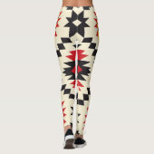 Zuidwestelijke geometrische afdruk leggings (Achterkant)