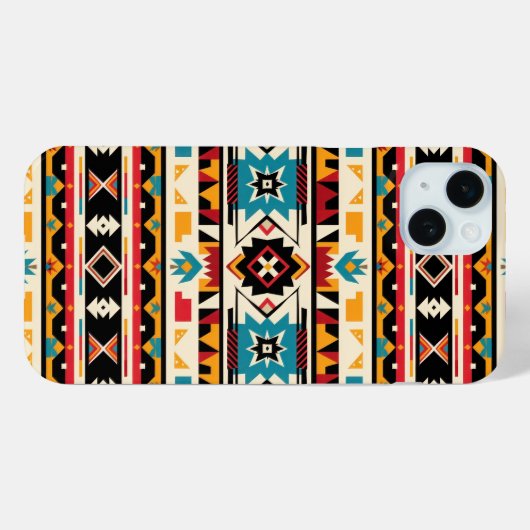 Zuidwestelijke geometrische kunst Case-Mate iPhone case (Achterkant (horizontaal))