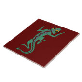 Zuidwestelijke Hagedis Decoratieve Accent Tegel Tegeltje (Zijkant)