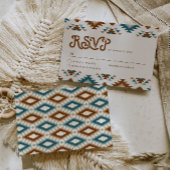 Zuidwestelijke Huwelijk RSVP Kaart