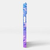 Zuidwestelijke iPhone Case - Helder blauw & Paarse Hoesje (Rechterkant)