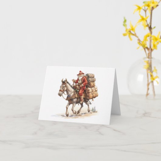 Zuidwestelijke kerstkaart kaart (Gele Bloem)