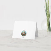 Zuidwestelijke kerstkaart kaart (Achterkant)