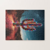 Zuidwestelijke kerstwoestijncactus legpuzzel (Horizontaal)