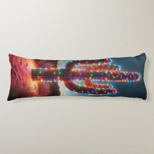 Zuidwestelijke kerstwoestijncactus lichaamskussen (Voorkant)