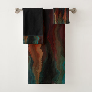 Zuidwestelijke kleurenmix bad handdoek