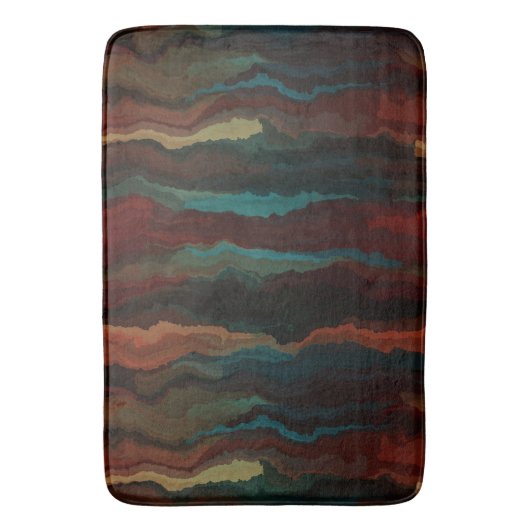 Zuidwestelijke kleurenmix badmat (Voorkant Verticaal)