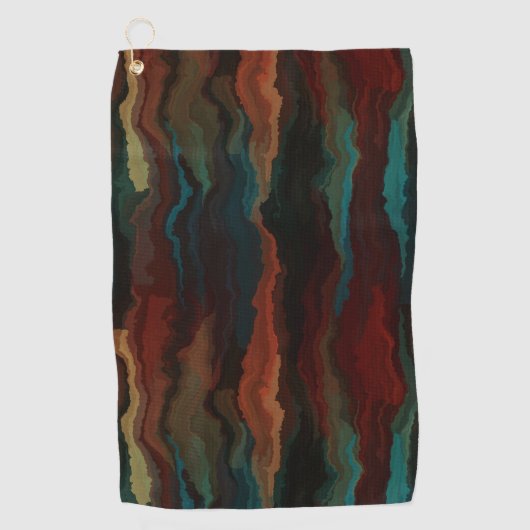 Zuidwestelijke kleurenmix golfhanddoek (Voorkant)