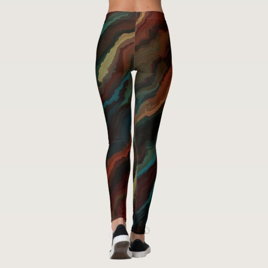 Zuidwestelijke kleurenmix leggings (Achterkant)