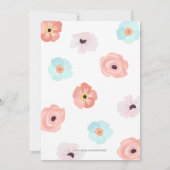 Zuidwestelijke Koe Skull Birthday Party Kaart (Achterkant)