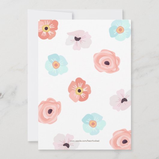 Zuidwestelijke Koe Skull Birthday Party Kaart (Achterkant)